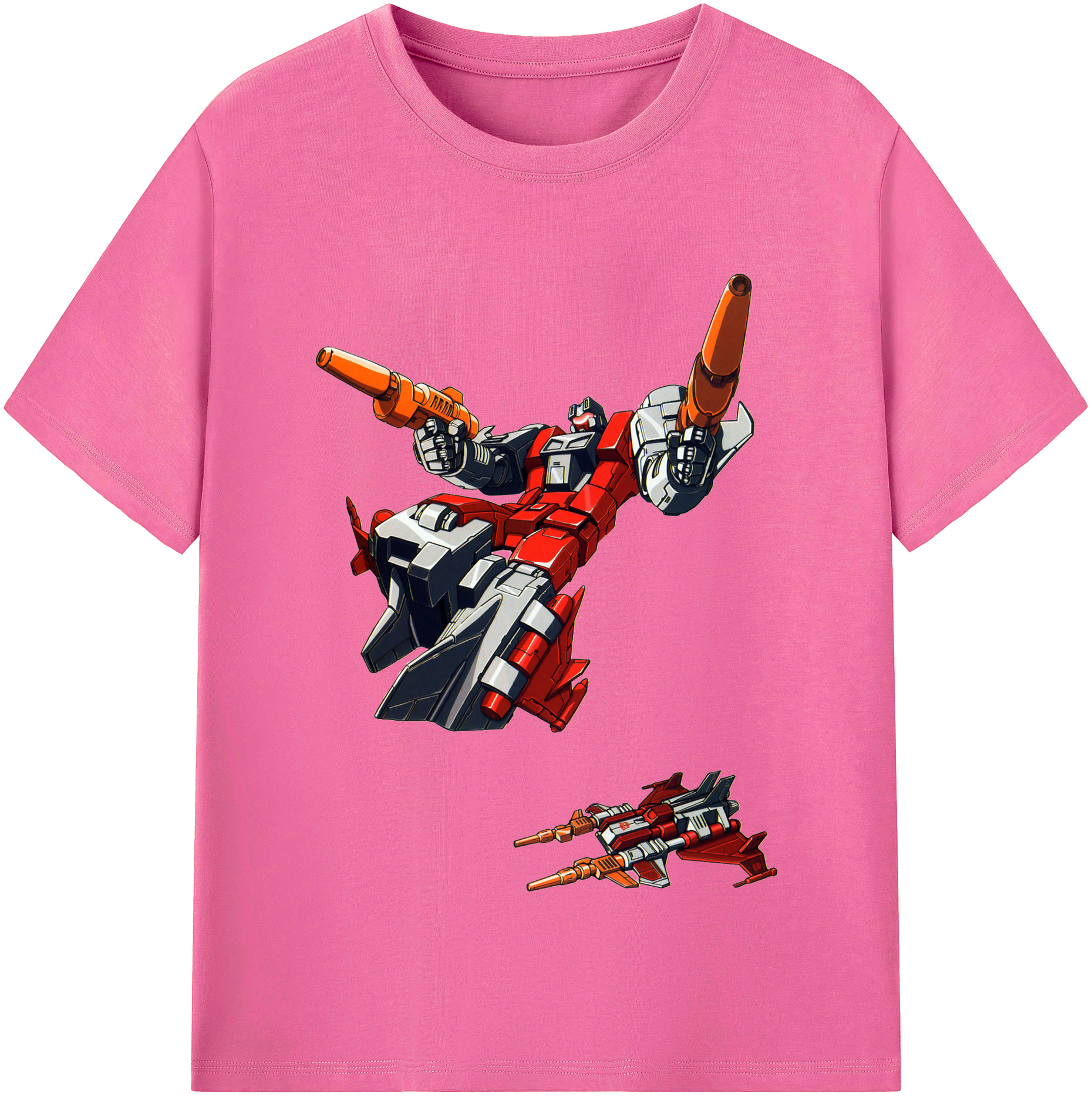 （画像用）  レディースカジュアルプリントTシャツ（綿100％）